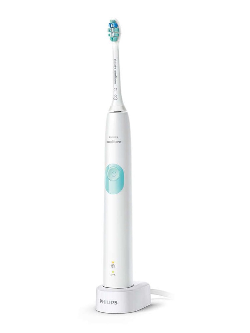 Elektriskā zobu birste Philips Sonicare ProtectiveClean 4300 HX6807/35, balta/zaļa