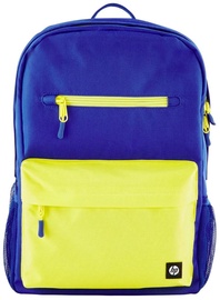 Рюкзак для ноутбука HP Campus, синий/желтый, 17 л, 15-15.6″