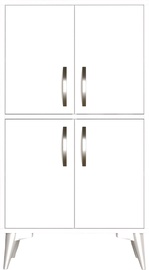 Шкафчики Kalune Design MDL0201 616TNM1111, белый, 35 см x 60 см x 109 см