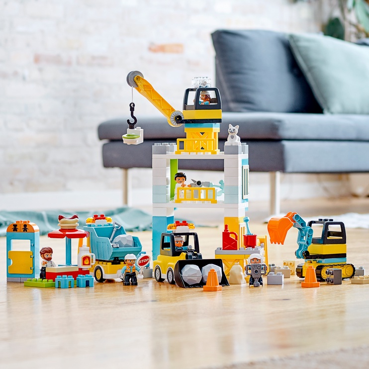 Konstruktors LEGO DUPLO® Celtnis un būvlaukums 10933, 123 gab.