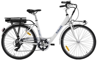 Велосипед Italwin Nuvola Smart, универсальный, белый, 250 Вт, 26″ (поврежденная упаковка)