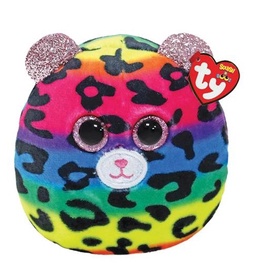 Mīkstā rotaļlieta TY Squish a Boo Dotty Leopard, daudzkrāsains, 10 cm
