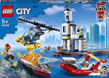 Konstruktor LEGO City Mereäärne politsei- ja tuletõrjemissioon 60308