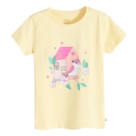 T-krekls pavasaris/vasara, meitenēm Cool Club CCG2811378, dzeltena, 122 cm