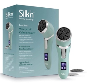 Jalgade hooldusseade Silkn FreshPedi Callus Remover, roheline