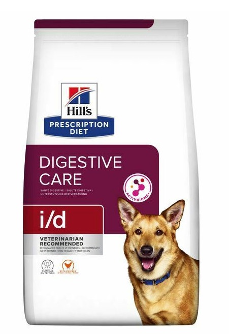 Sausā suņu barība Hill's Prescription Diet Digestive Care I/D, vistas gaļa, 4 kg