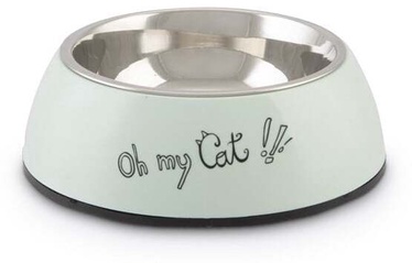 Миска для кормления Beeztees Oh My Cat, 0.160 л, 14 см x 14 см