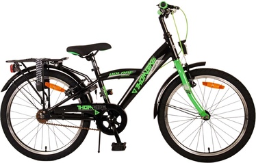 Vaikiškas dviratis, miesto Volare Thombike, juodas/žalias, 20"