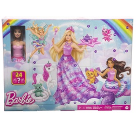 Advendikalender Mattel Barbie Barbie Dreamtopia HVK26, 29 cm
