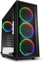 Kompiuterio korpusas Sharkoon TG4M RGB, juoda