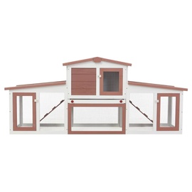 Grauzēju sprosts VLX Large Rabbit Hutch, 2040 mm x 450 mm x 850 mm