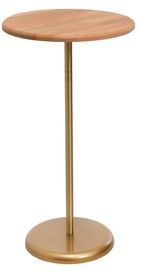 Журнальные столики Kalune Design 1032-2, золотой/дубовый, 40 см x 40 см x 75 см