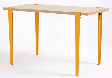 Galds Kalune Design Eridanos, dzeltena/koka