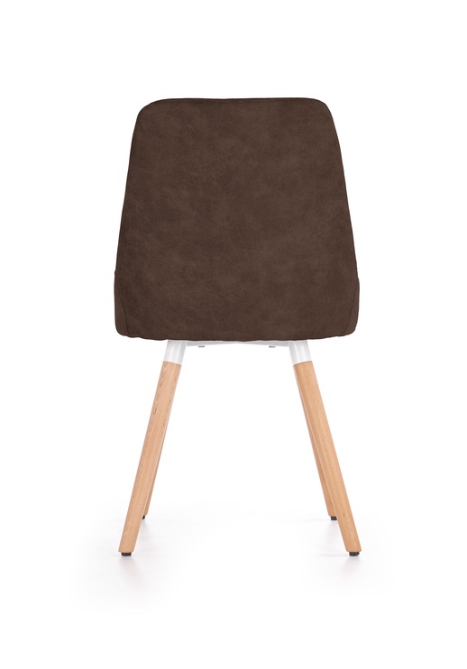Стул для столовой K284, коричневый, 56 см x 49 см x 85 см