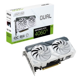 Vaizdo plokštė Asus GeForce RTX™ 4060 Ti DUAL-RTX4060TI-O8G-WHITE, 8 GB, GDDR6