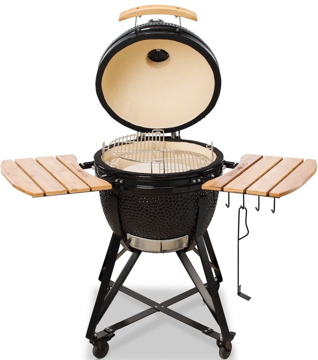 Grill Kamado Bono Media, must, 52 cm