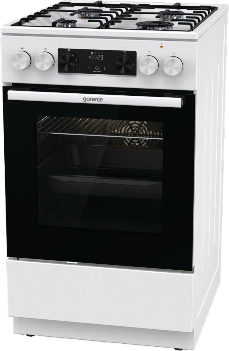 Gaasipliit elektriahjuga Gorenje Essential Line GK5C40WH