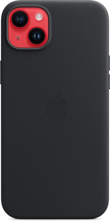 Ümbris Apple iPhone 14 Plus Leather Case with MagSafe - Midnight