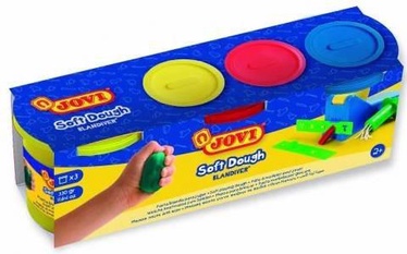 Plastilīns Jovi Soft Dough 193871, zila/sarkana/dzeltena, 330 g