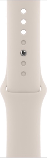 Умные часы Apple Watch SE GPS (2nd Gen) 44mm Starlight Aluminium Case with Starlight Sport Band - Regular, светло-коричневый
