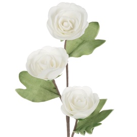 Mākslīgie ziedi Eurofirany Flore 716, balta, 77 cm