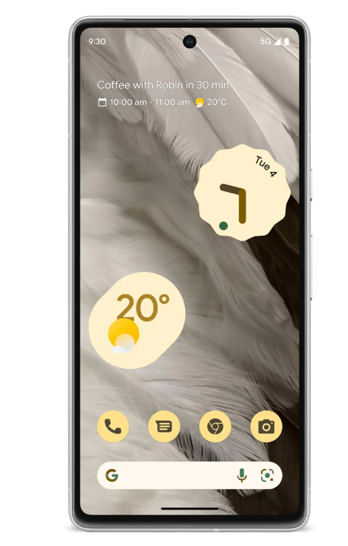 Mobiiltelefon Google Pixel 7, 128 GB, valge