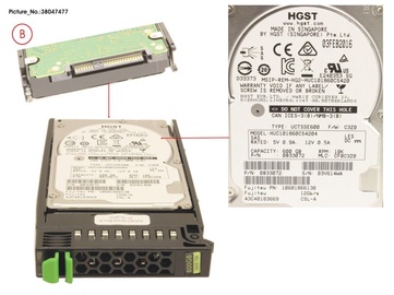 Kietasis diskas (HDD) CoreParts AHDD088, 2.5", 600 GB