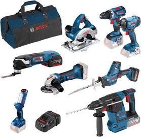 Bezvadu instrumentu komplekts Bosch Cordless Tool Set 0615990K9H, 18 V