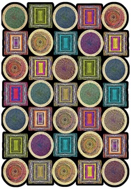 Ковровая дорожка Conceptum Hypnose 476HFT2012, многоцветный, 300 см x 100 см