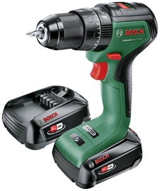 Ударная дрель с батареей Bosch UniversalImpact 18V-60, 18 В, 2 Ah