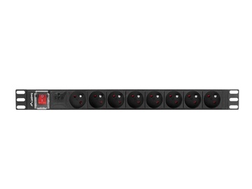 Стабилизатор напряжения Lanberg PDU-08E-0200-BK, 2 м