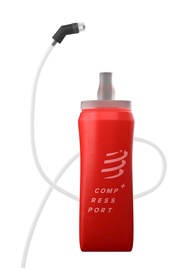 Поилки и шейкеры для спорта Compressport ErgoFlask + Tube, красный, 0.5 л