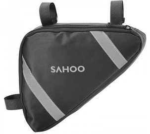 Velosipēda soma Sahoo 12490-SA, dabīgā āda, melna