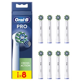 Zobu birstes uzgalis Oral-B EB50-8 Cross Action Pro, 8 gab.