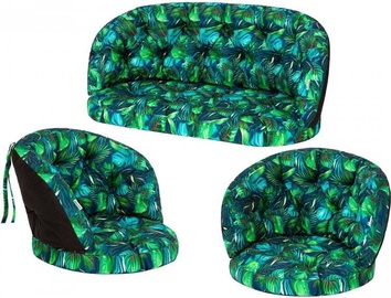 Sēdekļu spilvenu komplekts Hobbygarden Amanda Prestige CAPNLI11, zaļa, 150 x 50 cm