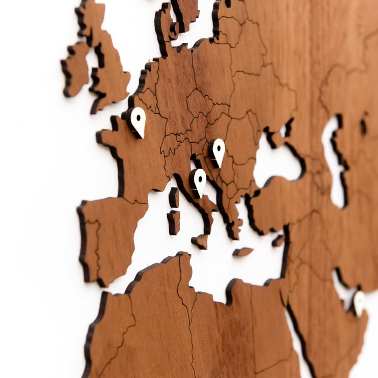 3D puzle VLX MiMi Innovations Wooden World Map Exclusive 425843, 130 cm x 78 cm