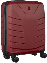 Ceļojumu koferi Wenger Pegasus DC Carry-On Hardside Case 610853, sarkana, 39 l, 400 x 200 x 540 mm
