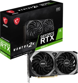 Videokarte MSI GeForce RTX 3060 Ti RTX3060TIVENTUS2X8GD6XOC, 8 GB, GDDR6X