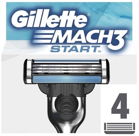 Ašmenys Gillette Mach 3 Start, 4 vnt.