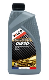 Motoreļļa Valco E-Protect 4.3 0W - 30, sintētiskais, vieglajam auto, 1 l
