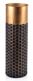Ваза Mondex Rory HTOP6076, 60 см, золотой/черный