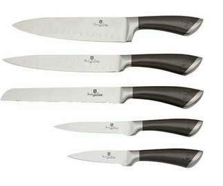 Набор кухонных ножей Berlinger Haus Metallic Line Carbon Edition BH-2136, 6 шт.