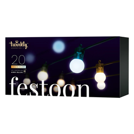 Гирлянда лампочек Twinkly Festoon, 10 м, золотой, 20 LED