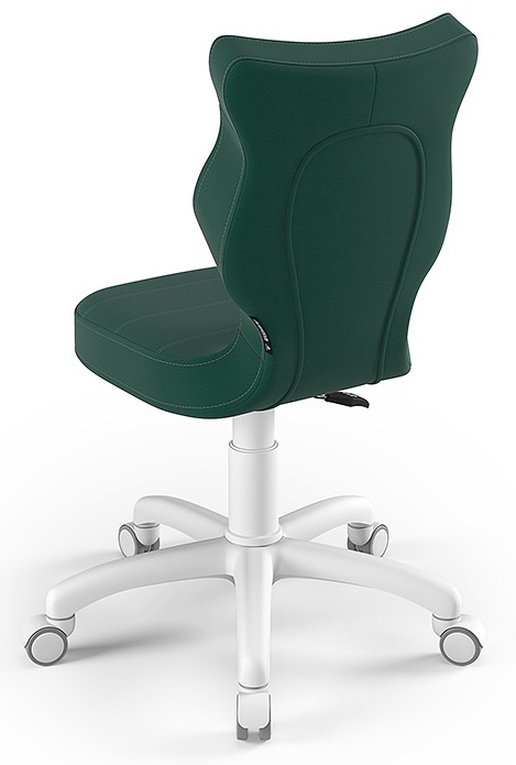 Bērnu krēsls Petit White VT05 Size 4, balta/zaļa, 550 mm x 780 - 830 mm