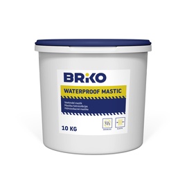 Гидроизоляционная мастика Briko, 10 кг, белый