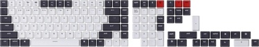 Taustiņi Keychron Double-Shot ABS Full Keycap Set Blue and White, zila/balta/sarkana