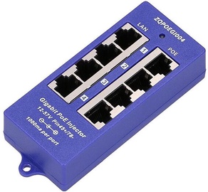 Adapteris Extralink 4 Port Gigabit PoE Injector