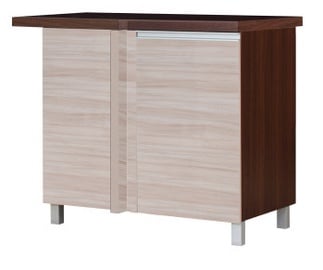 Нижний кухонный шкаф Bodzio Sandi, коричневый/светло-коричневый, 520 мм x 1030 мм x 860 мм