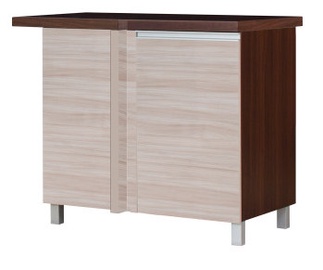 Alumine köögikapp Bodzio Sandi, pruun/hele pruun, 520 mm x 1030 mm x 860 mm