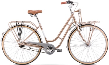 Велосипед городской Romet Luiza Lux, 28 ″, 21" рама, кремовый
